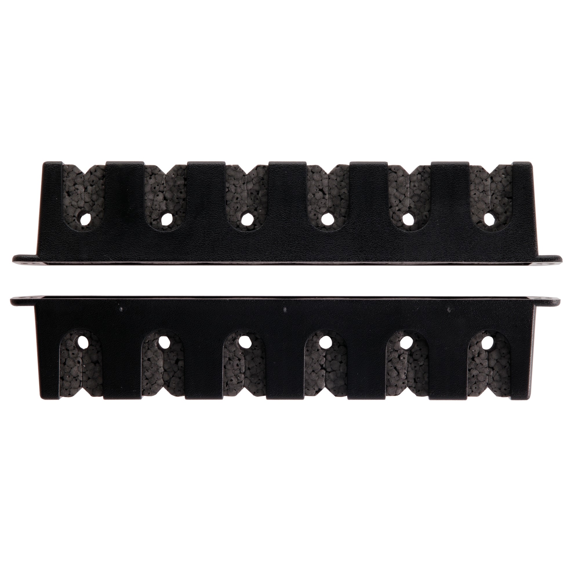 SUJETA CAÑAS HORIZONTAL PARA 6 CAÑAS