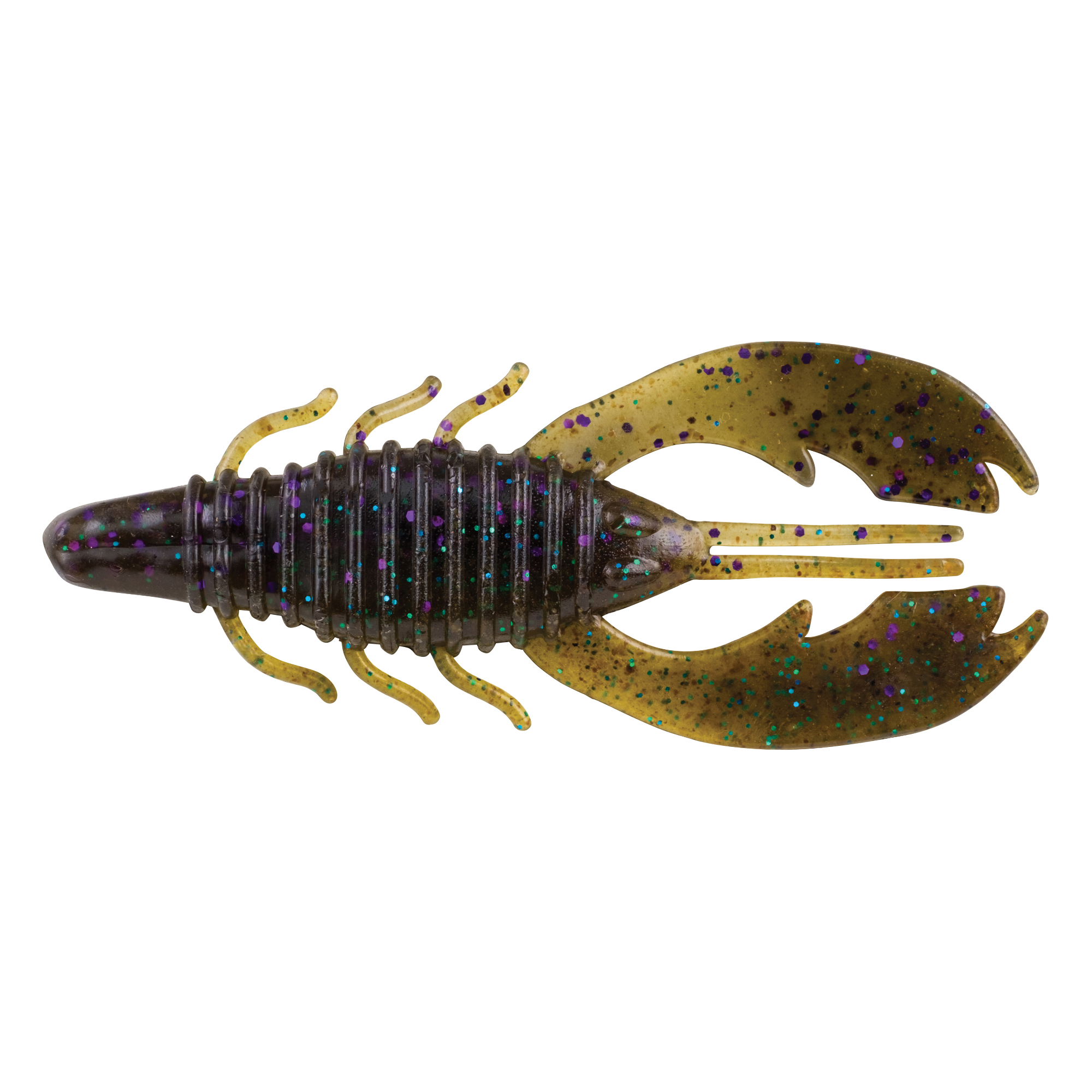 VINILO BERKLEY POWERBAIT CRAW FATTY JR 8 CM SPRAYED GRASS (8 unidades)