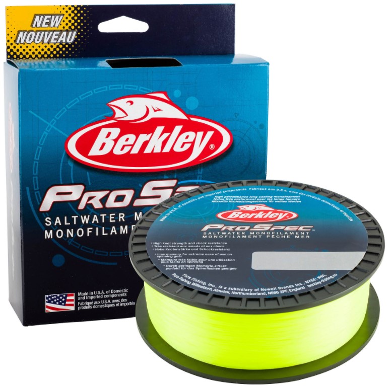 NYLON BERKLEY PRO SPEC SALTWATER MONO YELLOW 300M 0,55mm 20.40kg