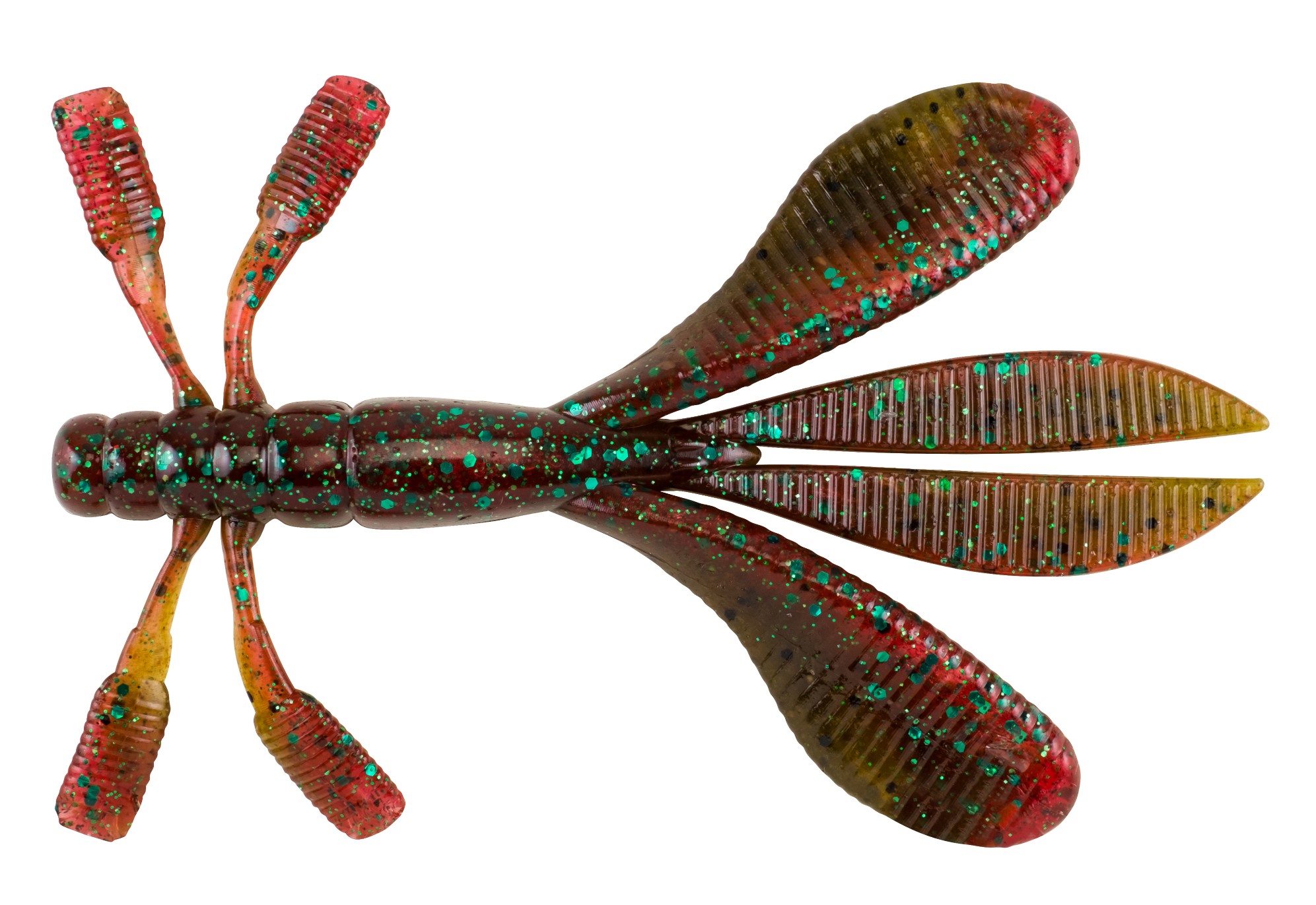 VINILO BERKLEY POWERBAIT MANTIS BUG 10cm TEXAS CRAW (8 unidades)