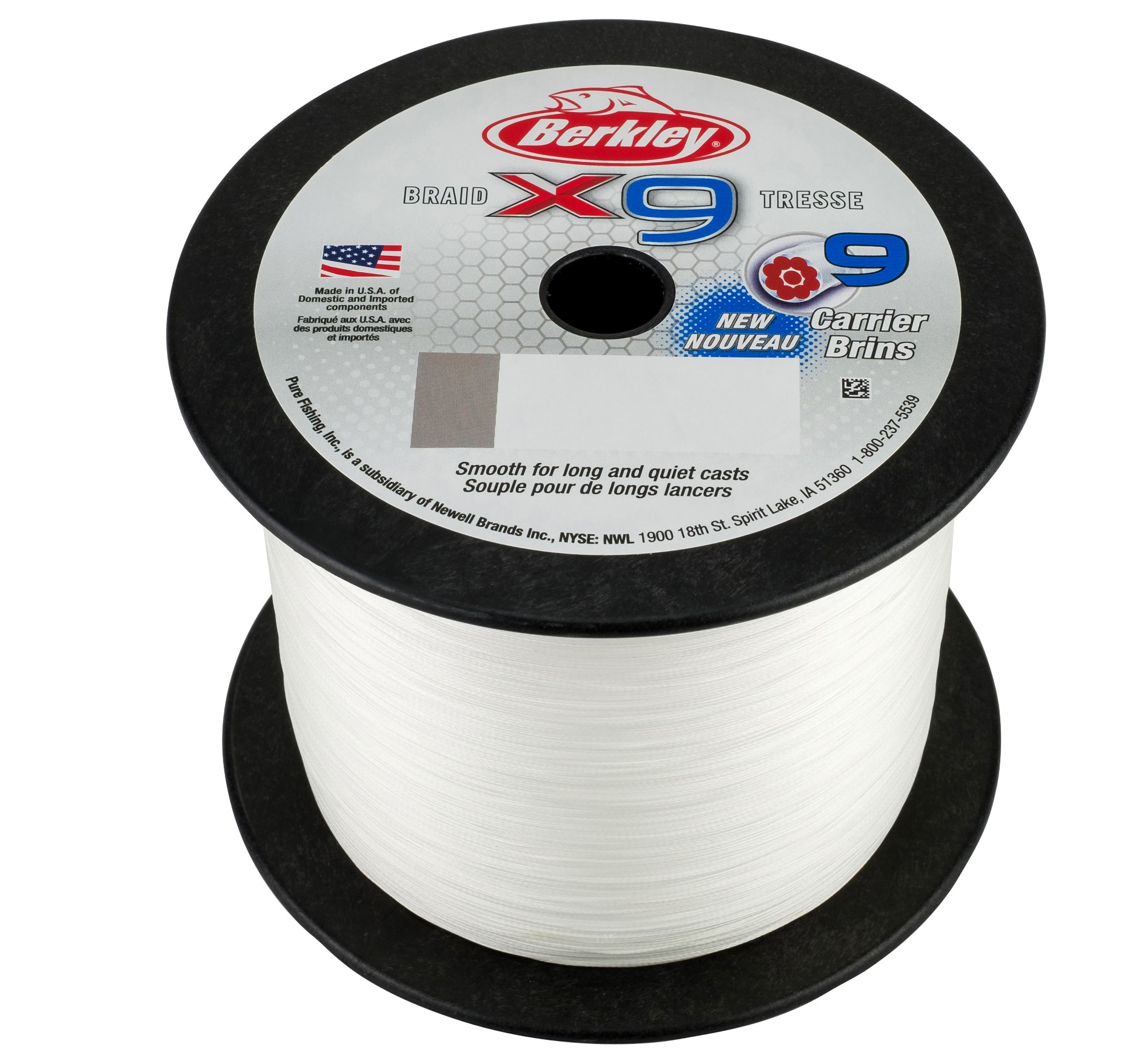 BERKLEY X9 2000M CRYSTAL 0,17mm 17KG