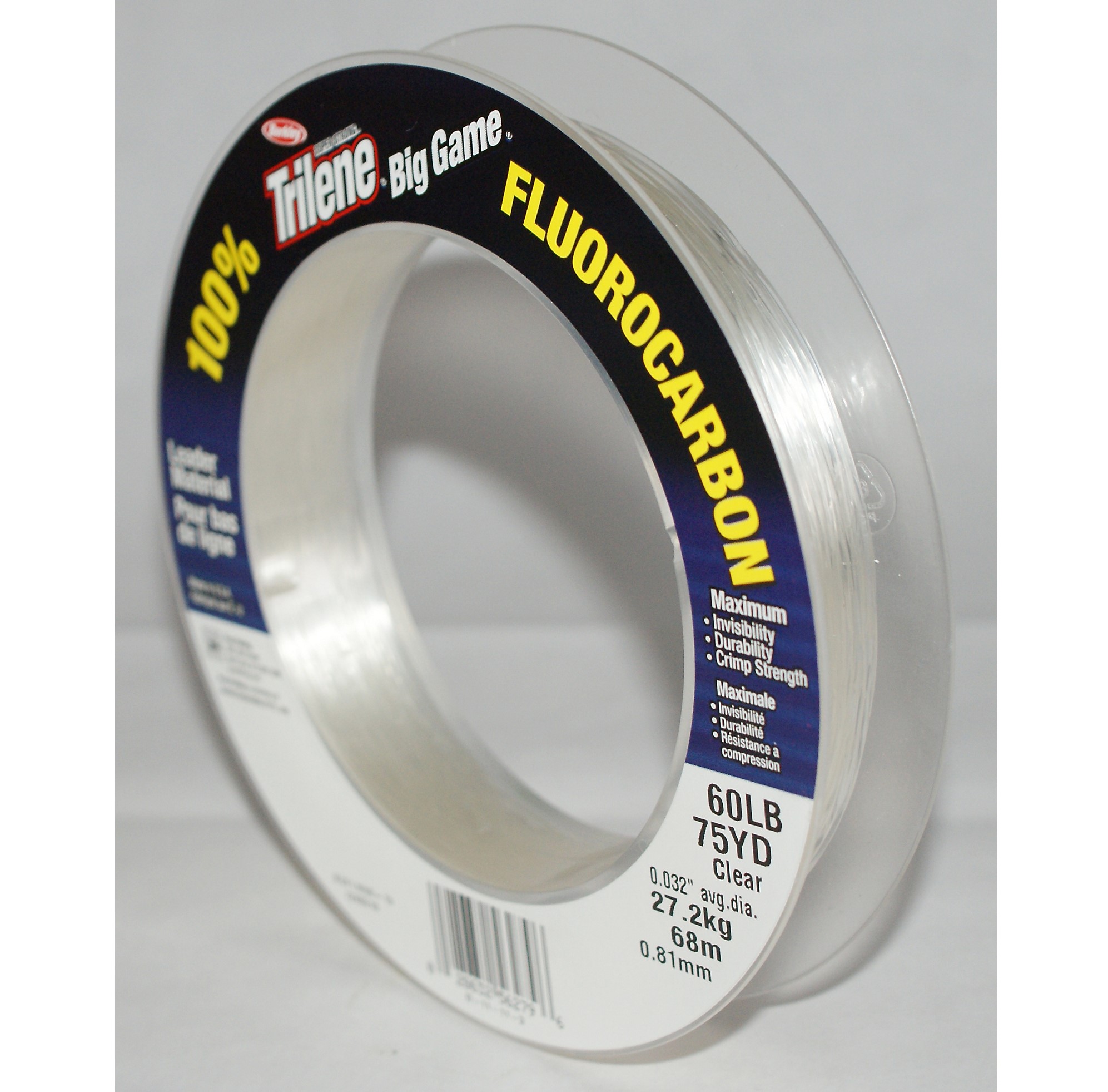 BIG GAME FLUORO LEADER CLEAR 80LB - 0,91mm 68m
