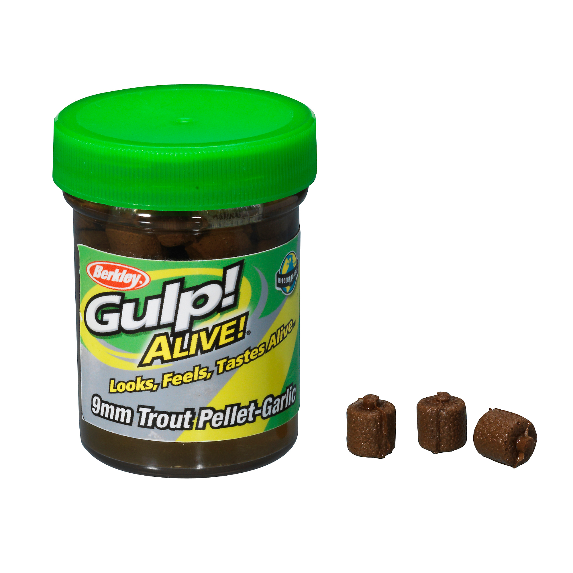 BERKLEY GULP! ALIVE TROUT PELLET 9MM GRLC NAT NATURAL