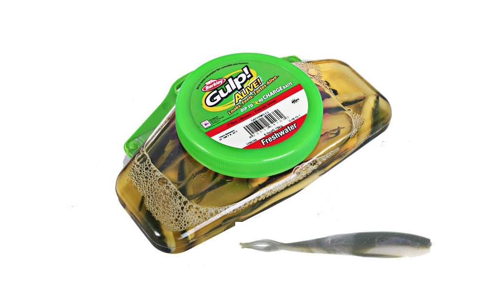 BERKLEY GULP ALIVE MINNOW 10CM EMERALD SHINER