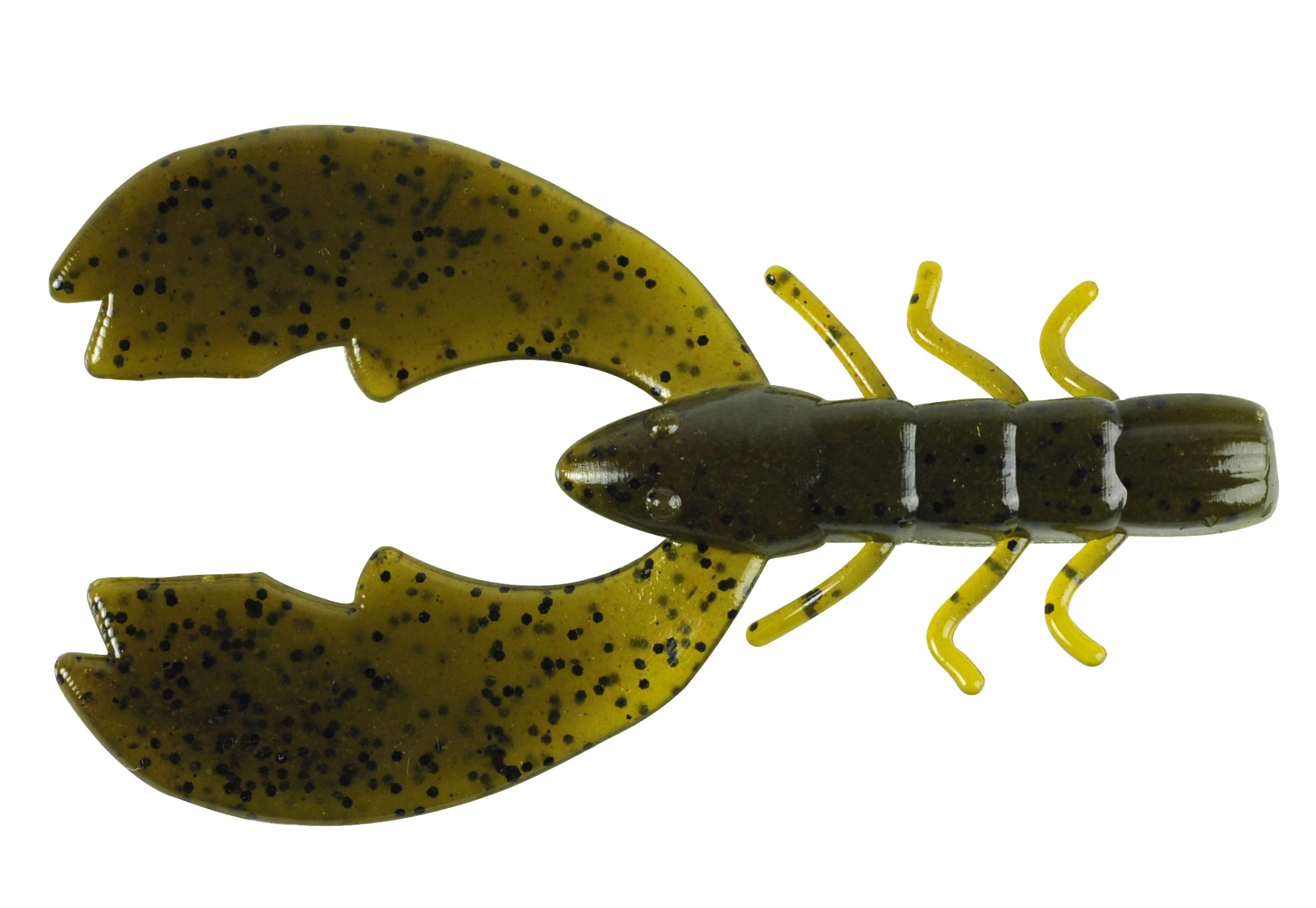 VINILO BERKLEY POWERBAIT CHIGGER CRAW 8CM GREEN PUMPKIN (10 unidades)