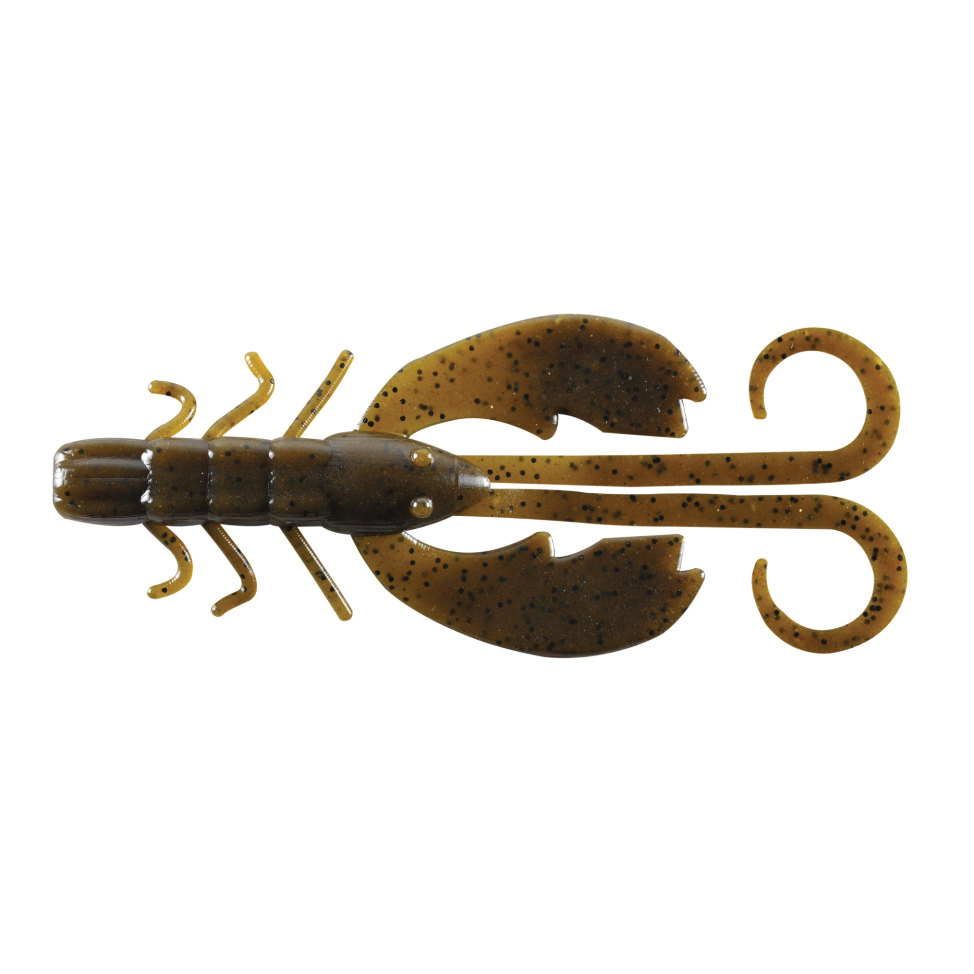 BERKLEY POWERBAIT CRAZY LEGS CHIGGER CRAW 10CM GREEN PUMPKIN (8un)