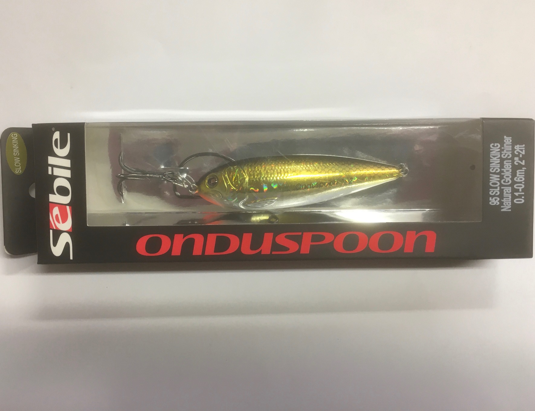 SEBILE ONDUSPOON 95 NATURAL GOLDEN SHINER