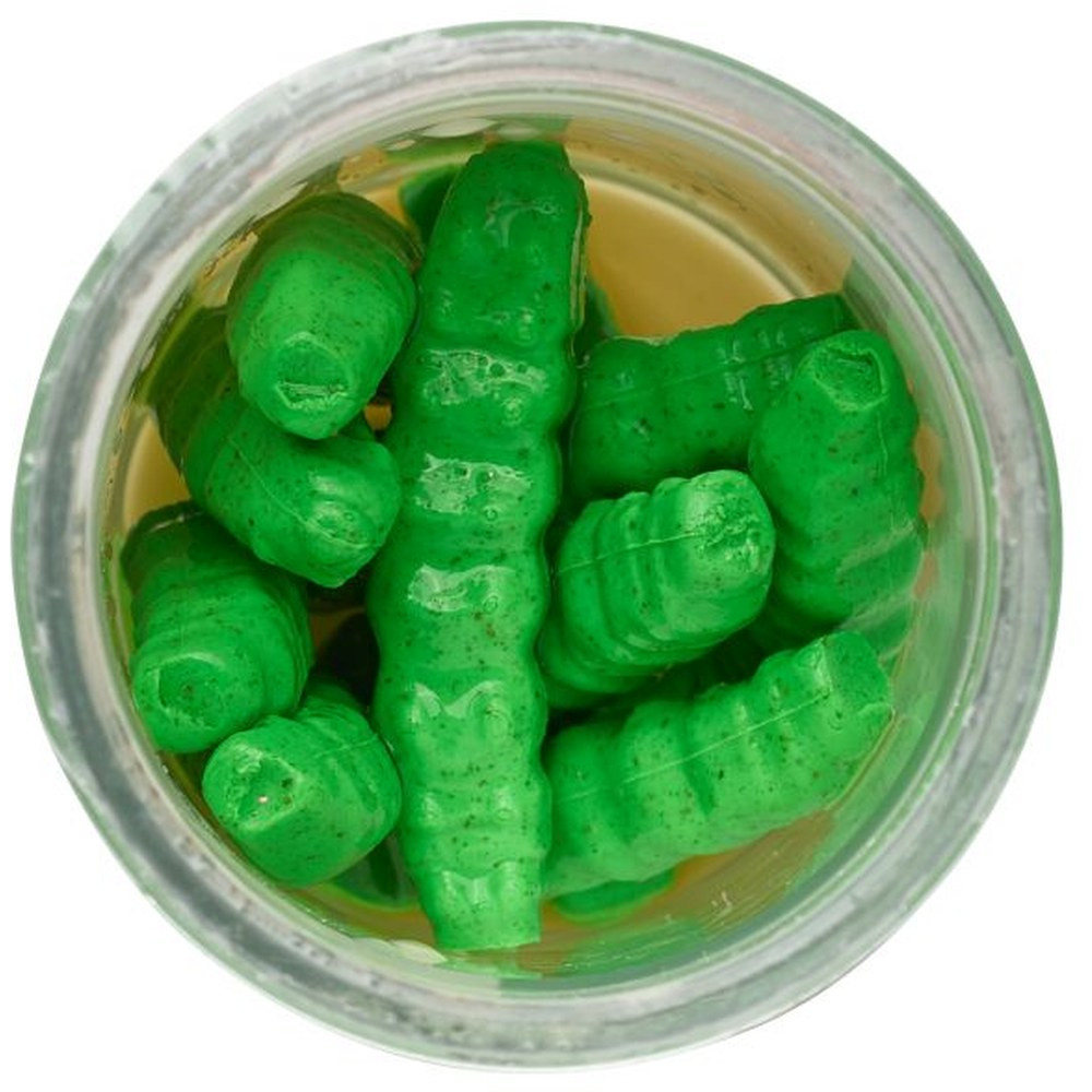 BERKLEY GULP HONEY WORM 33MM SPRING GREEN