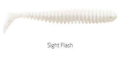 VINILO BERKLEY POWERBAIT POWERSWIMMER 8CM SIGHT FLASH (8 unidades)