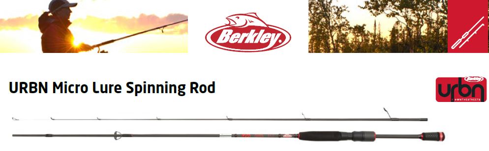 CAÑA BERKLEY URBN RS Micro Lure 190m 1-8g 2pc