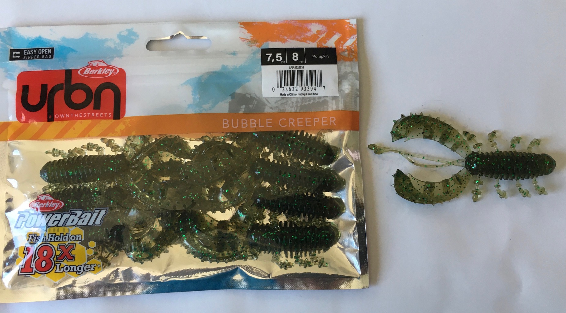 BERKLEY URBN Bubble Creeper 7.5cm Pumpkin ( 8 un)