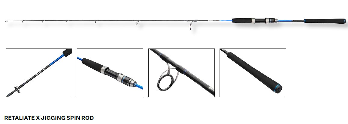 CAÑA PENN RETALIATE X JIGGING 6FT 180 180g 1p SPIN