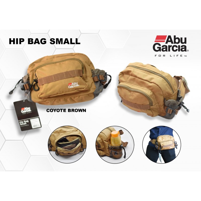 RIÑONERA ABU GARCIA HIP BAG SMALL 2 COYOTE BROWN