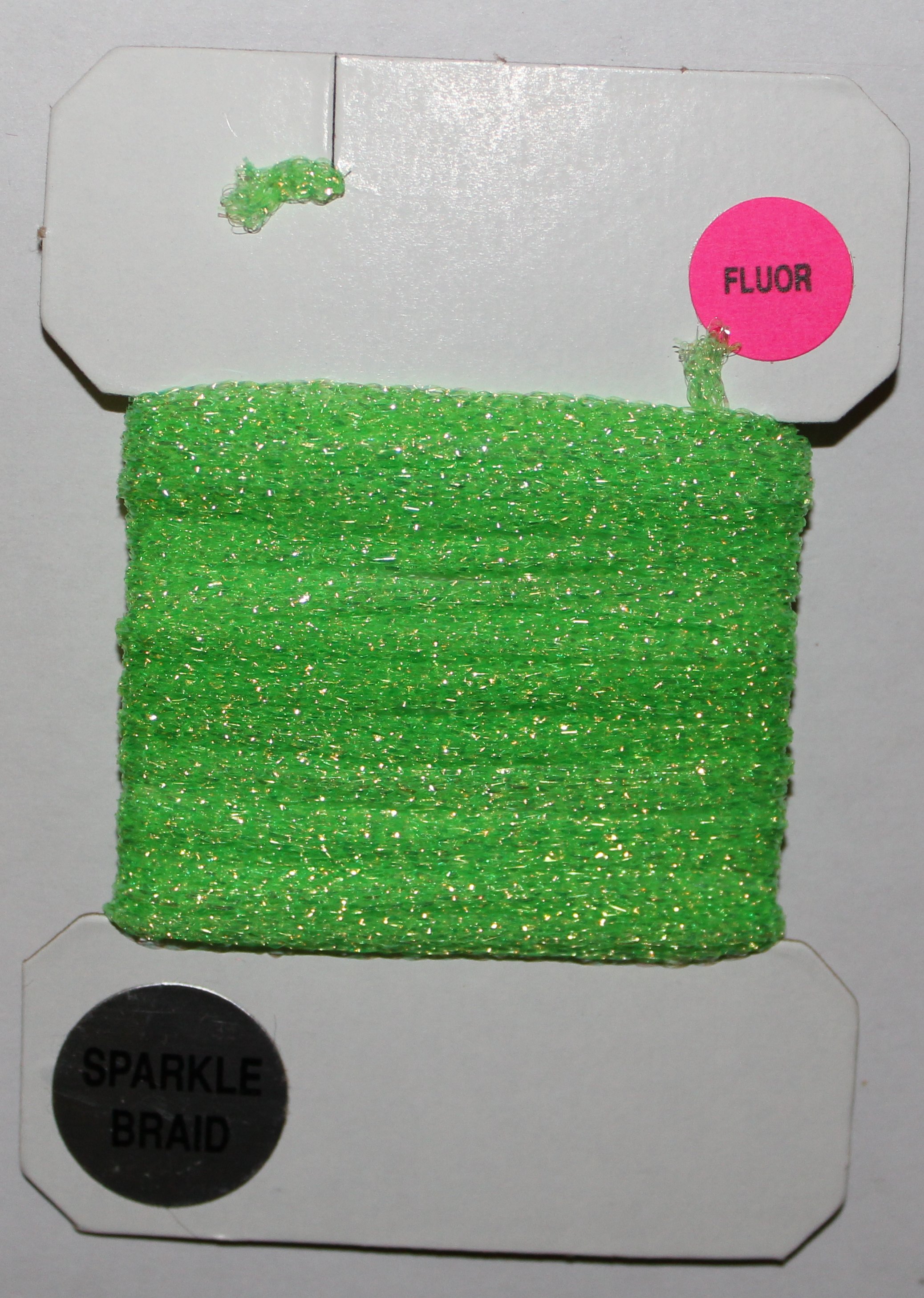 WAPSI SPARKLE BRAID, FLUOR CHART/PEARL