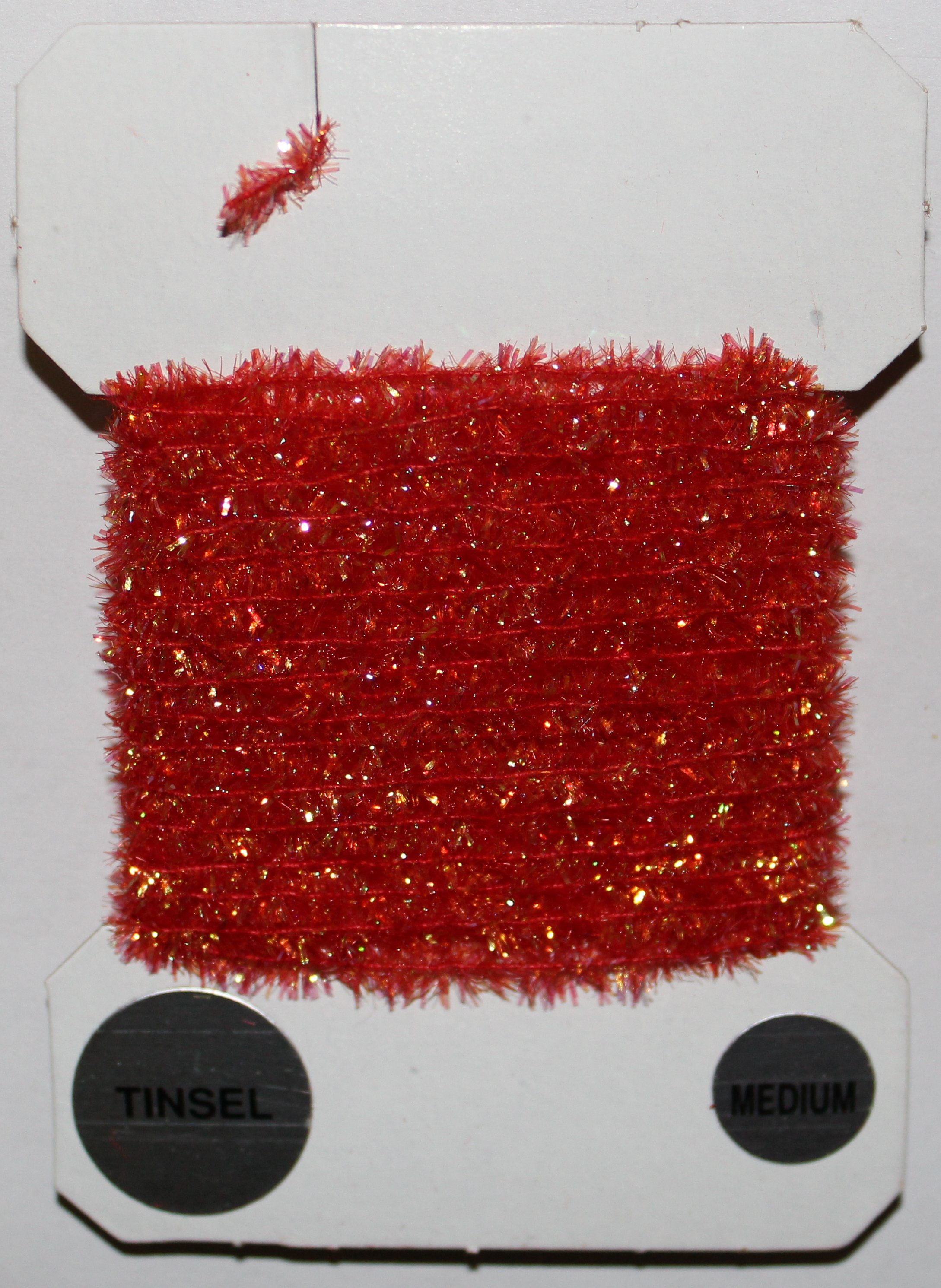 WAPSI TINSEL CHENILLE MEDIUM, HOT.ORANGE/PEARL