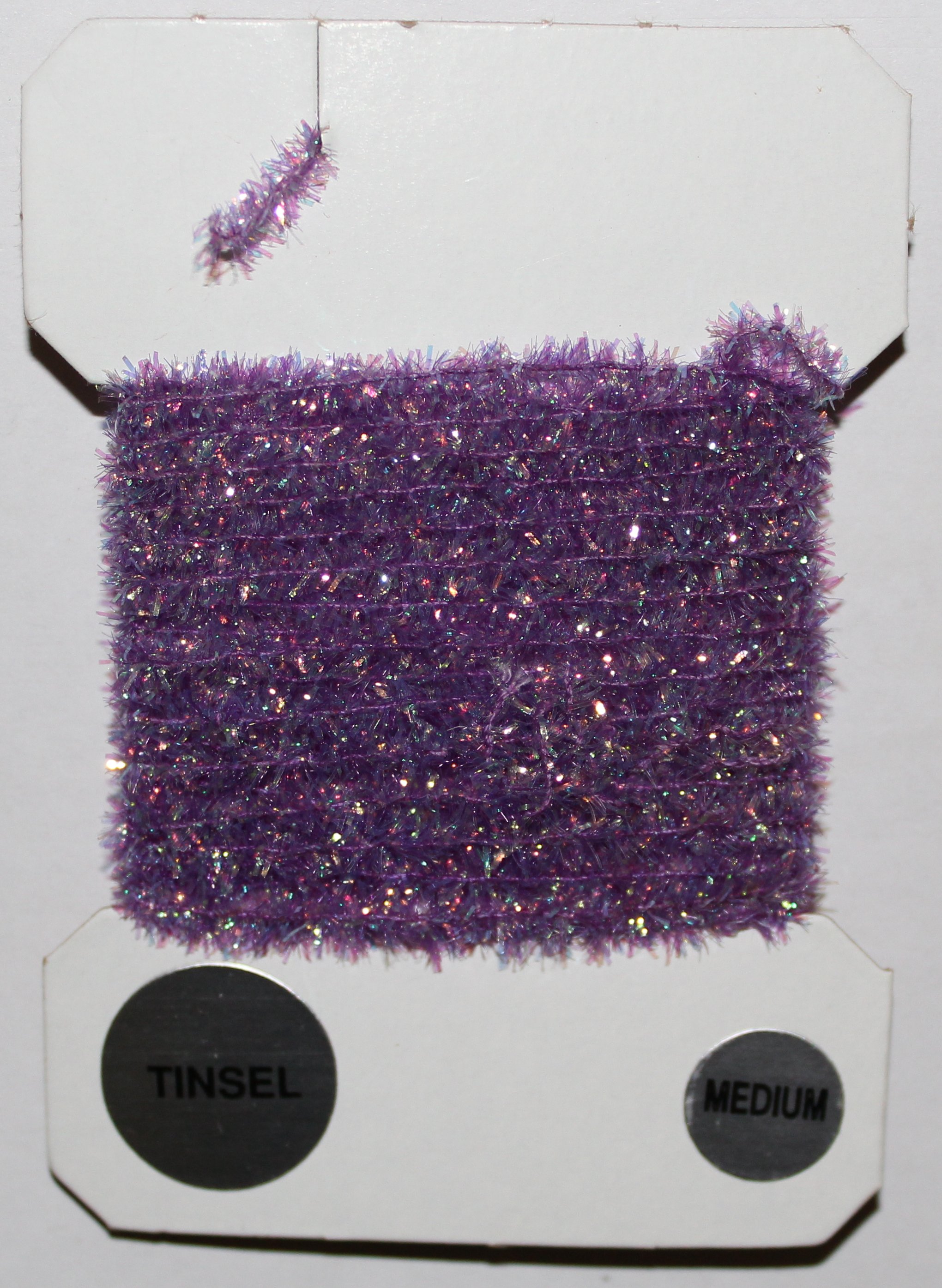 WAPSI TINSEL CHENILLE MEDIUM, PURPLE/PEARL