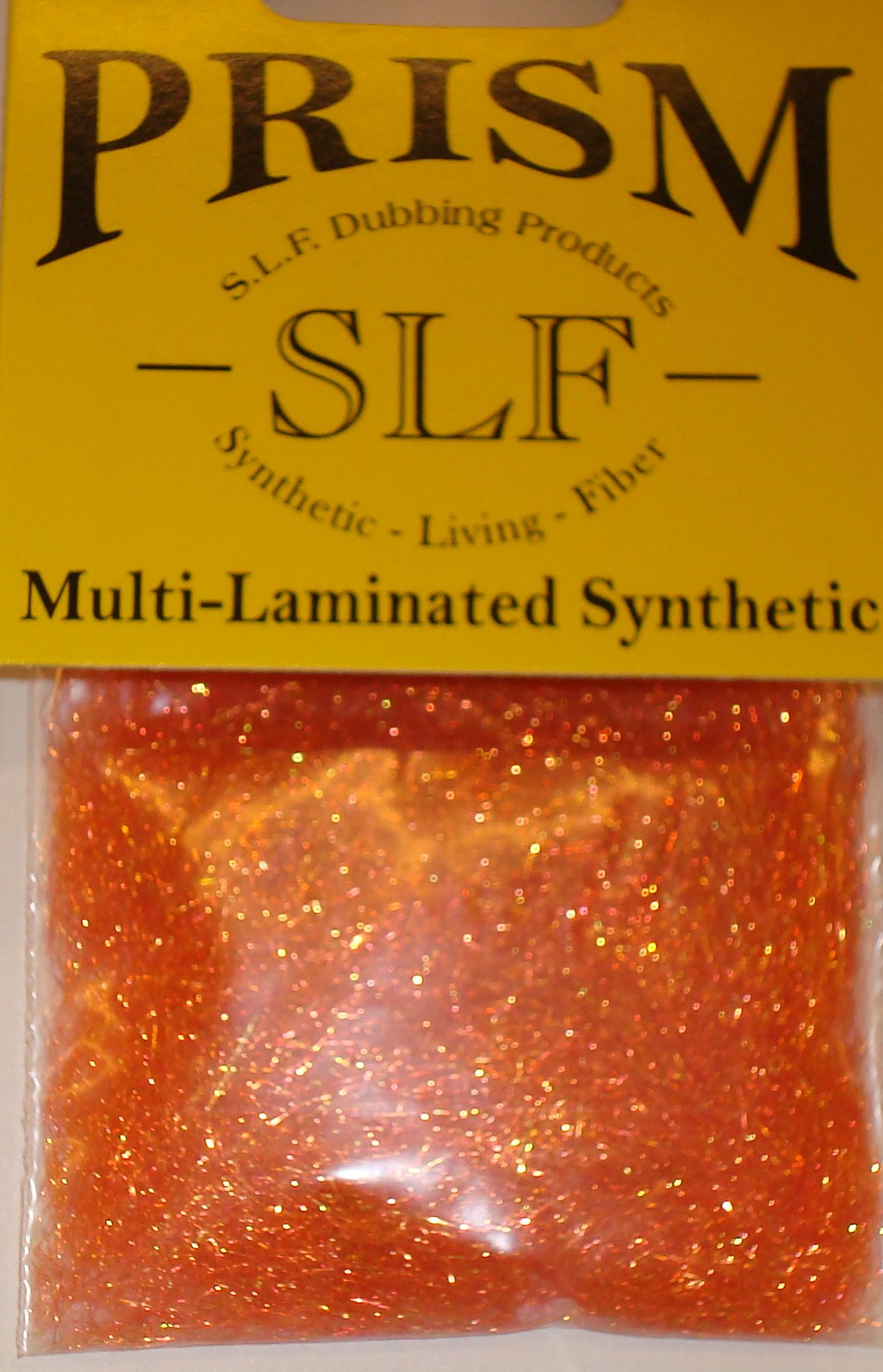 WAPSI SLF PRISM DUBBING, FLUOR FIRE ORANGE