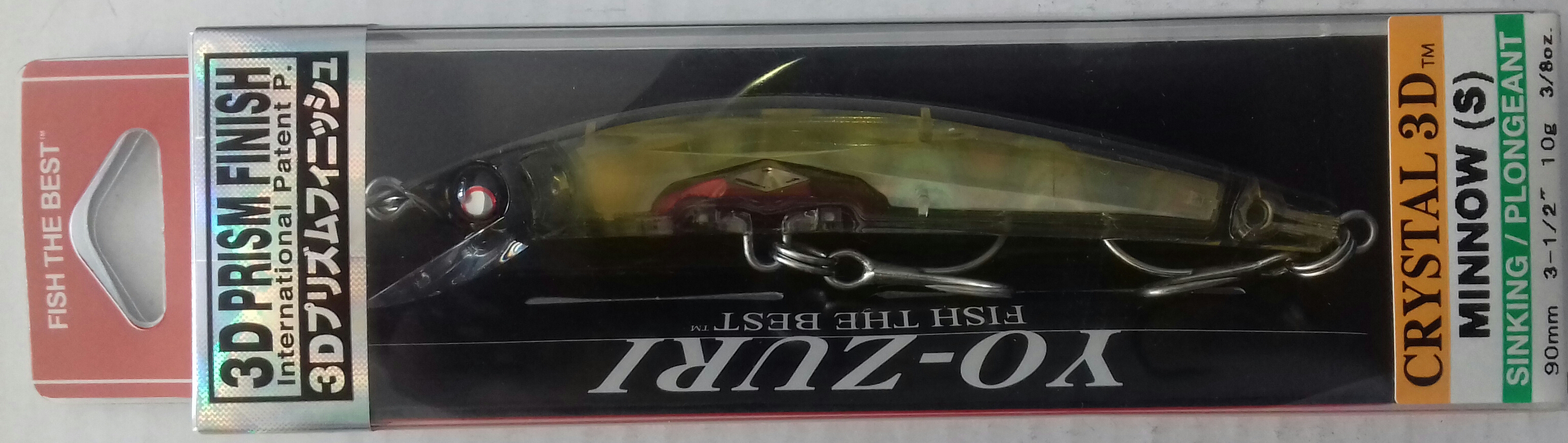 YO-ZURI CRYSTAL 3D MINNOW 90S F979-HAY