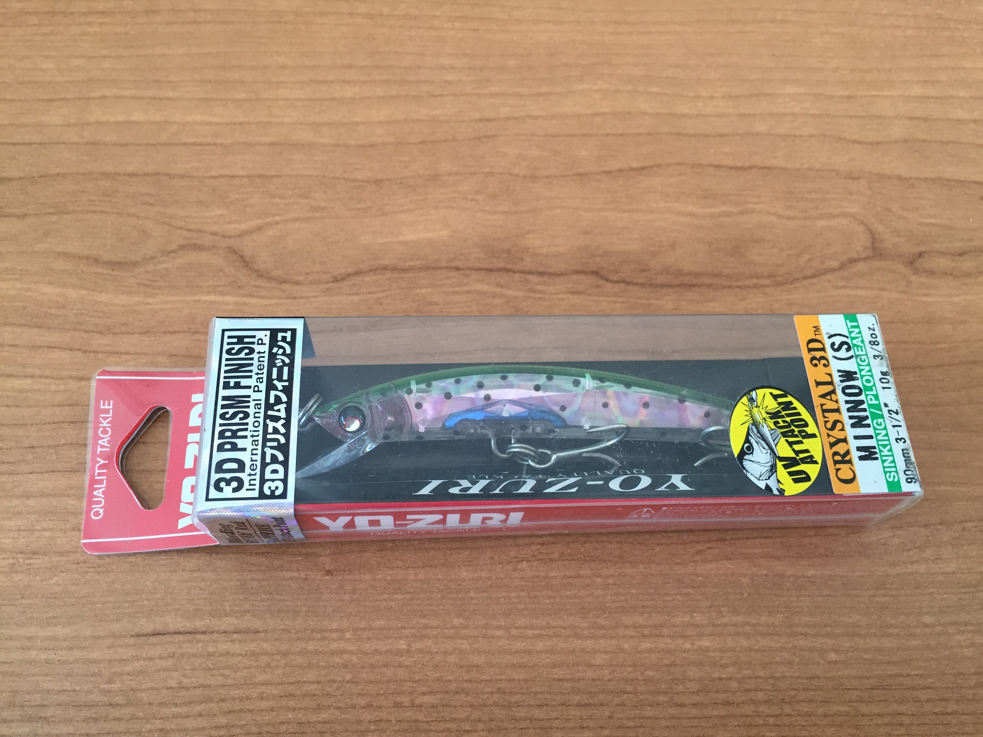 YO-ZURI CRYSTAL 3D MINNOW 90S F979-HNM