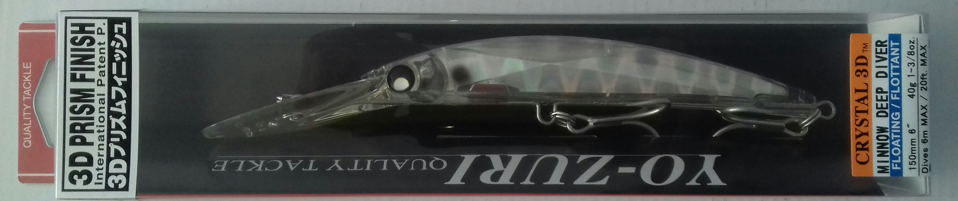 YO-ZURI CRYSTAL 3D MINNOW 150F F983-HGSH