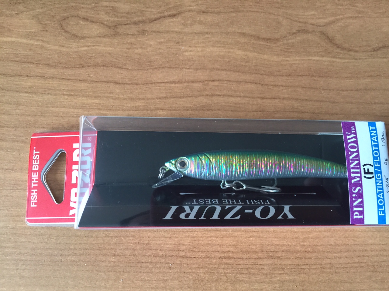 YO-ZURI PINS MINNOW HOLO 70F F1015-M176