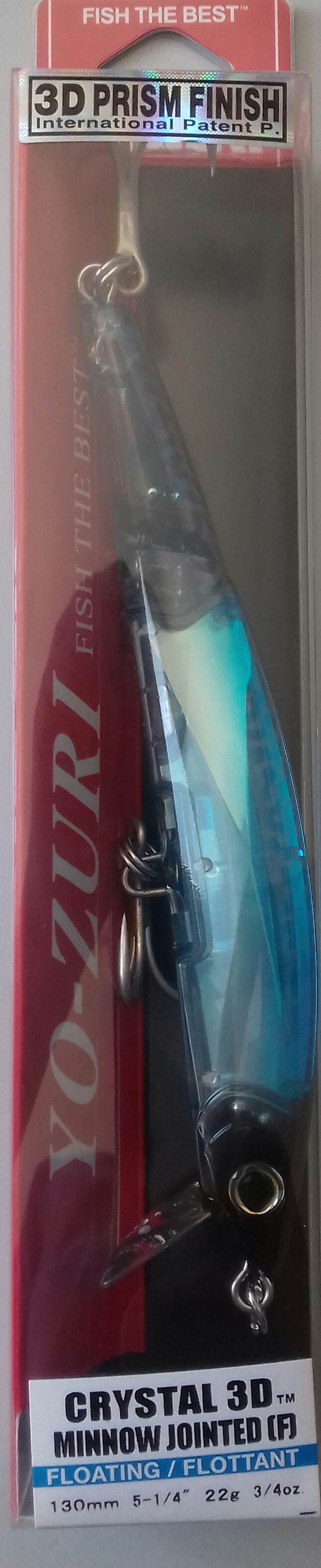 YO-ZURI CRYSTAL 3D MINNOW JOINTED F130 F1152-C24