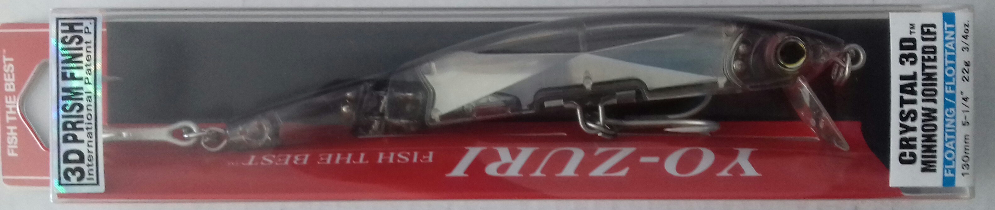 YO-ZURI CRYSTAL 3D MINNOW JOINTED F130 F1152-C4