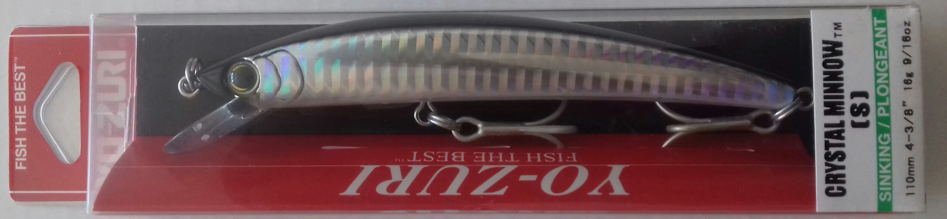 YO-ZURI CRYSTAL MINNOW S110 R1129-C4