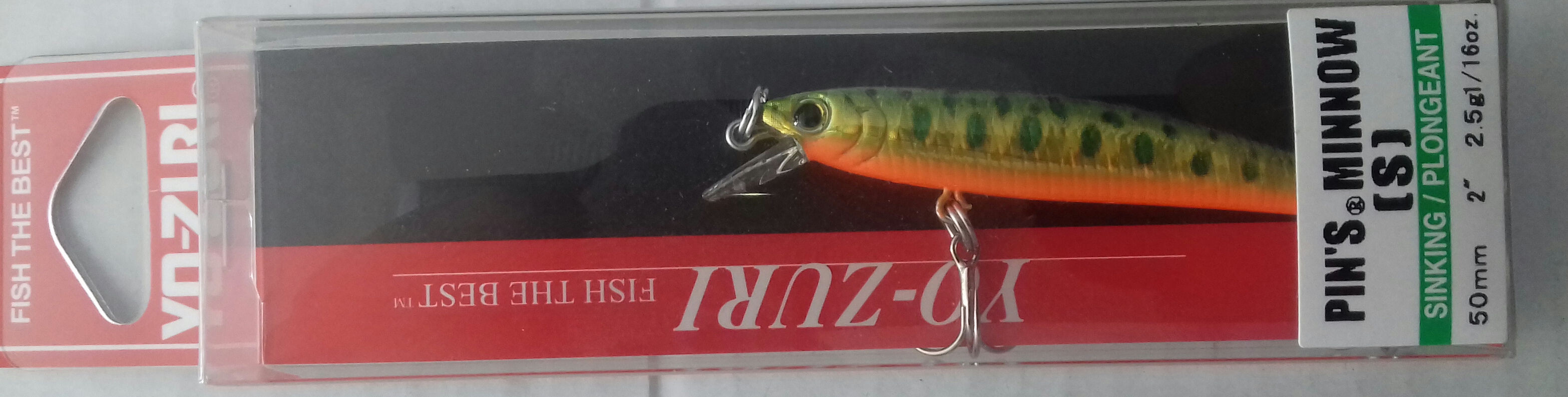 YO-ZURI PINS MINNOW S 50 F1164-SHMY