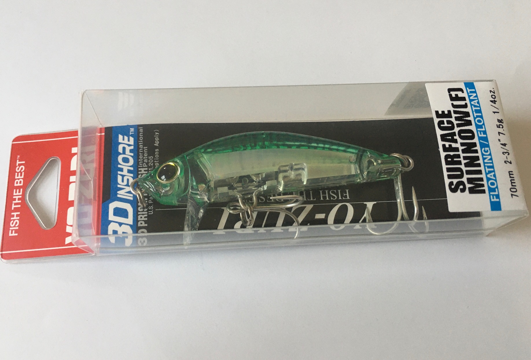 YO-ZURI R1214-HGM 3D INSHORE MINNOW F70