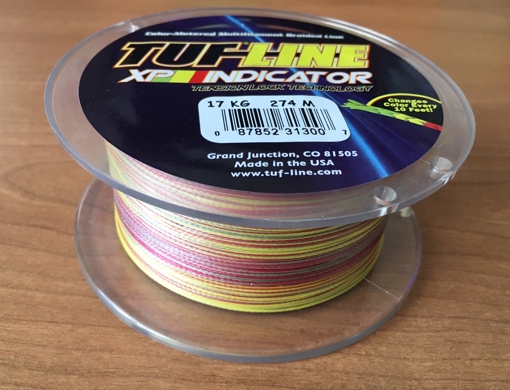 TUFLINE XP INDICATOR 0.28mm 274m 17 KG MULTICOLOR