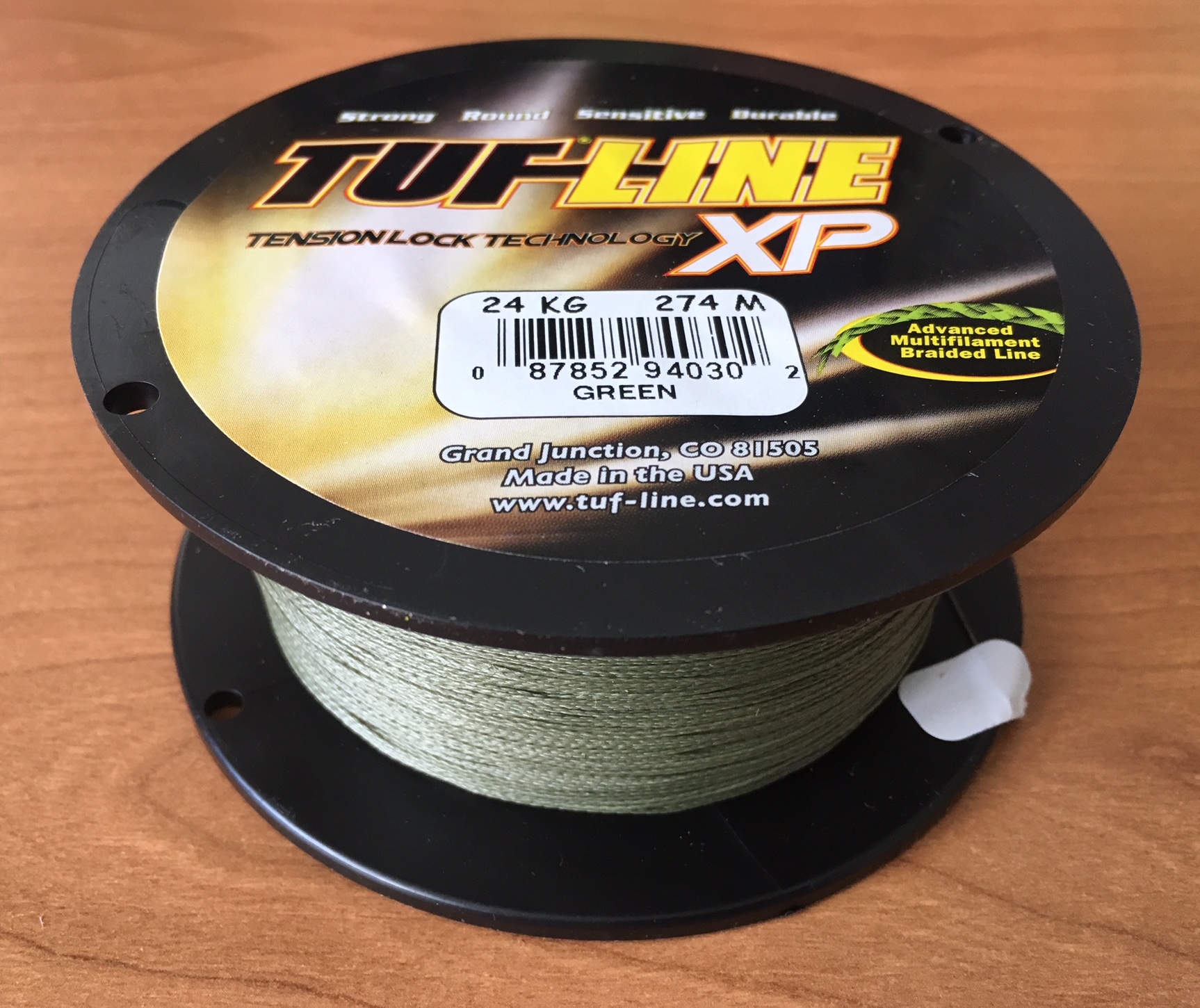 TUFLINE XP 0.31mm 274m 24 KG GREEN