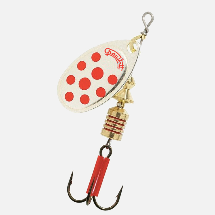CUCHARILLA GRAUVELL PLATA PUNTOS ROJOS Nº 1