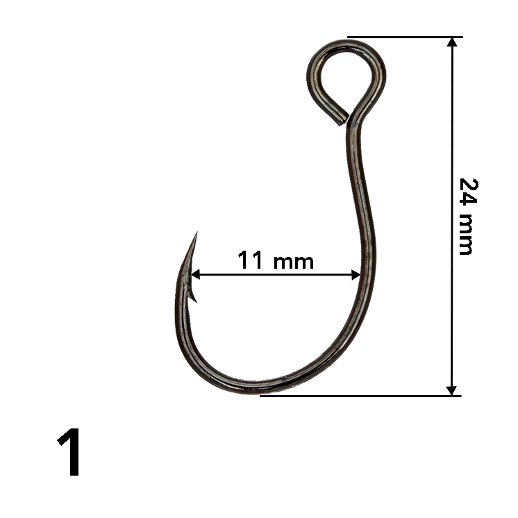 ANZUELO GRAUVELL TEKLON BS-76M BC 1 (10 unidades) INLINE