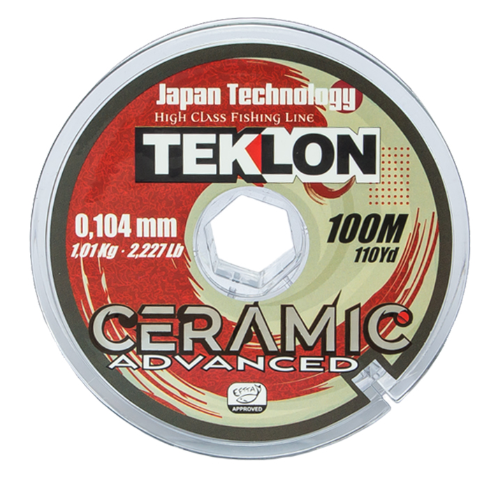 NYLON TEKLON CERAMIC ADVANCED 100 mts.0,203mm 3.65kg