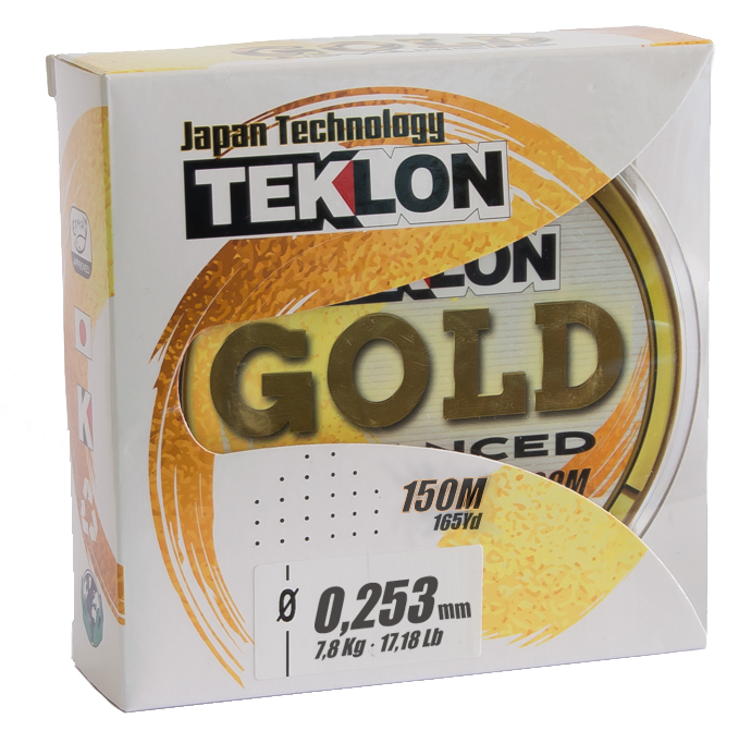 NYLON TEKLON GOLD ADVANCED 150 mts.0,194mm 3.82kg