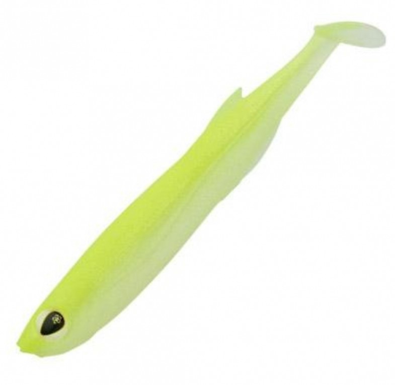 VINILO SAKURA XPRAT SHAD 90mm 5gr (6 unidades) COLOR 073 CHARTREUSE SHAD