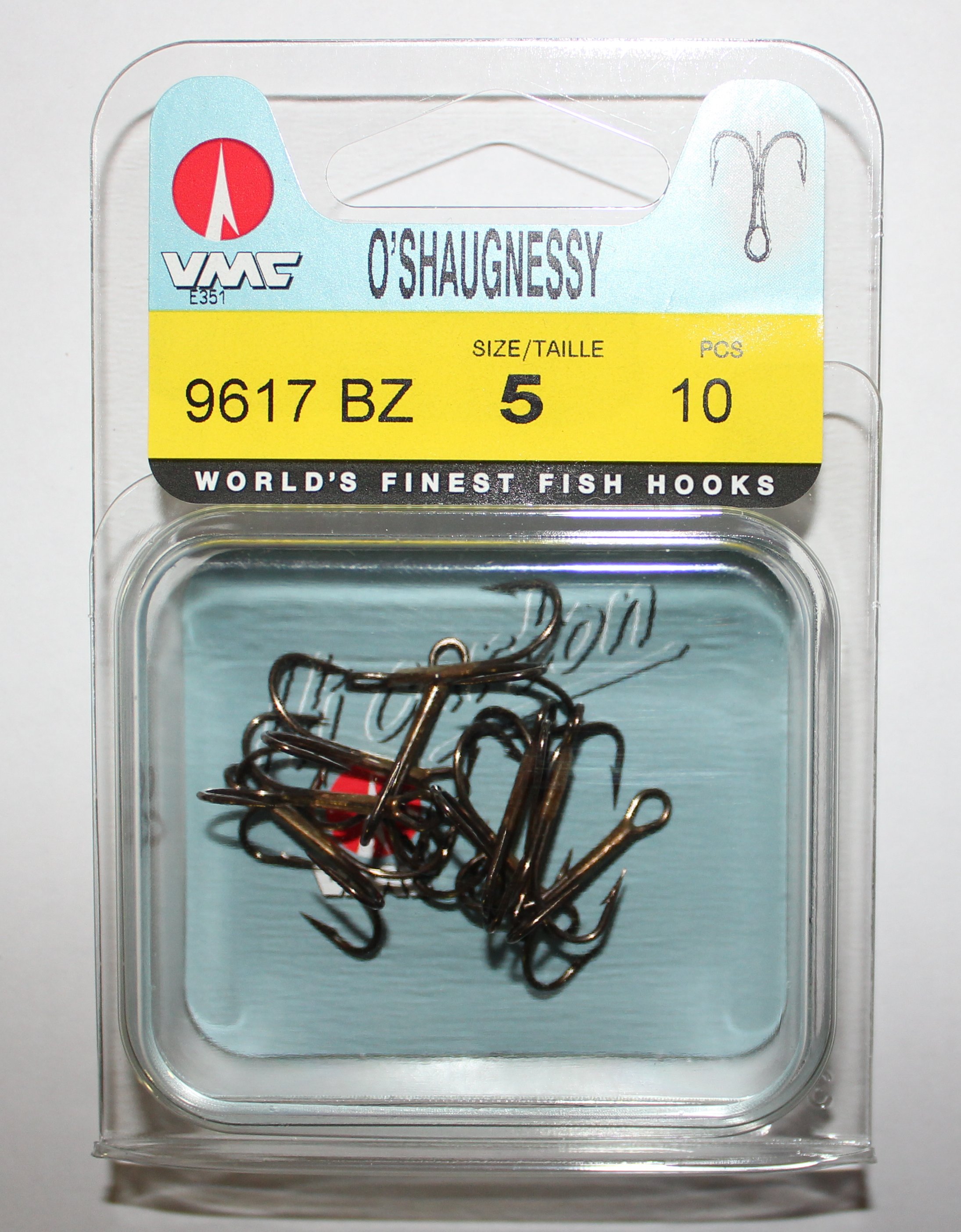 ANZUELO TRIPLE VMC 9617 BRONCE Nº5 (10 unidades)
