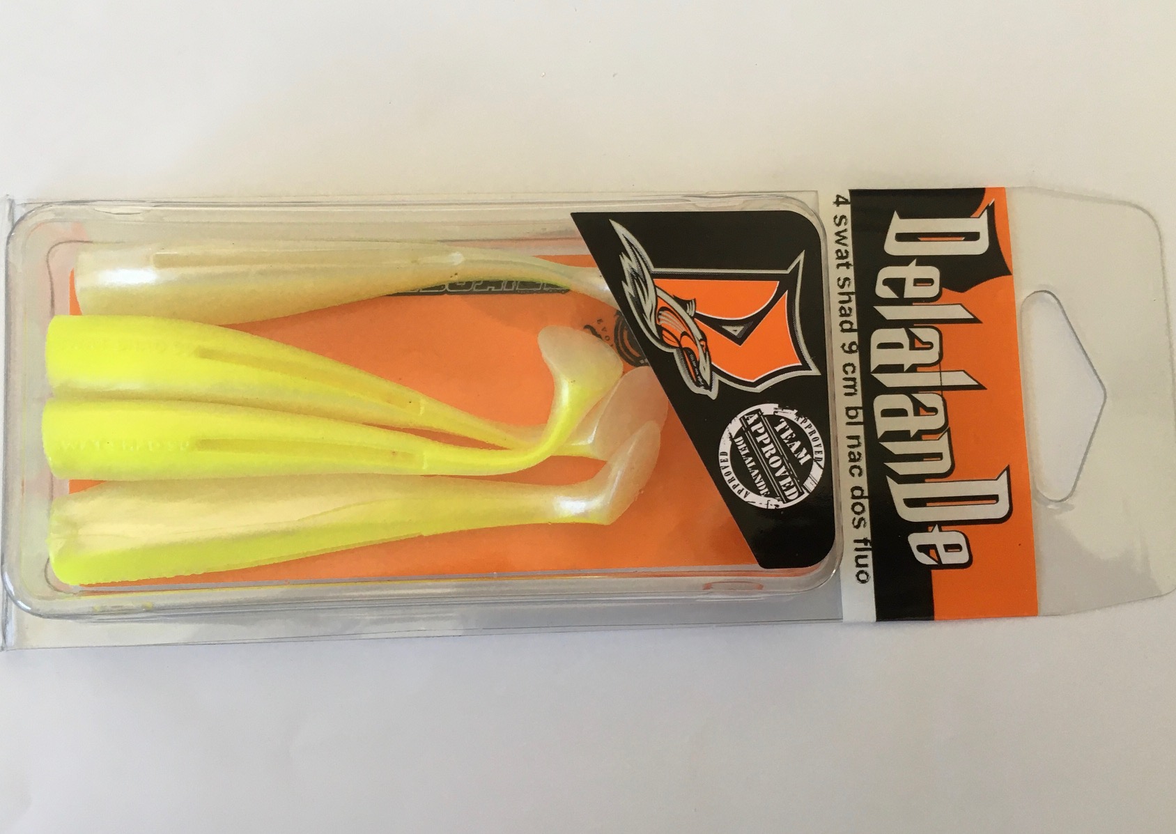 VINILO DELALANDE SWAT SHAD 09cm 108 (4 unidades)