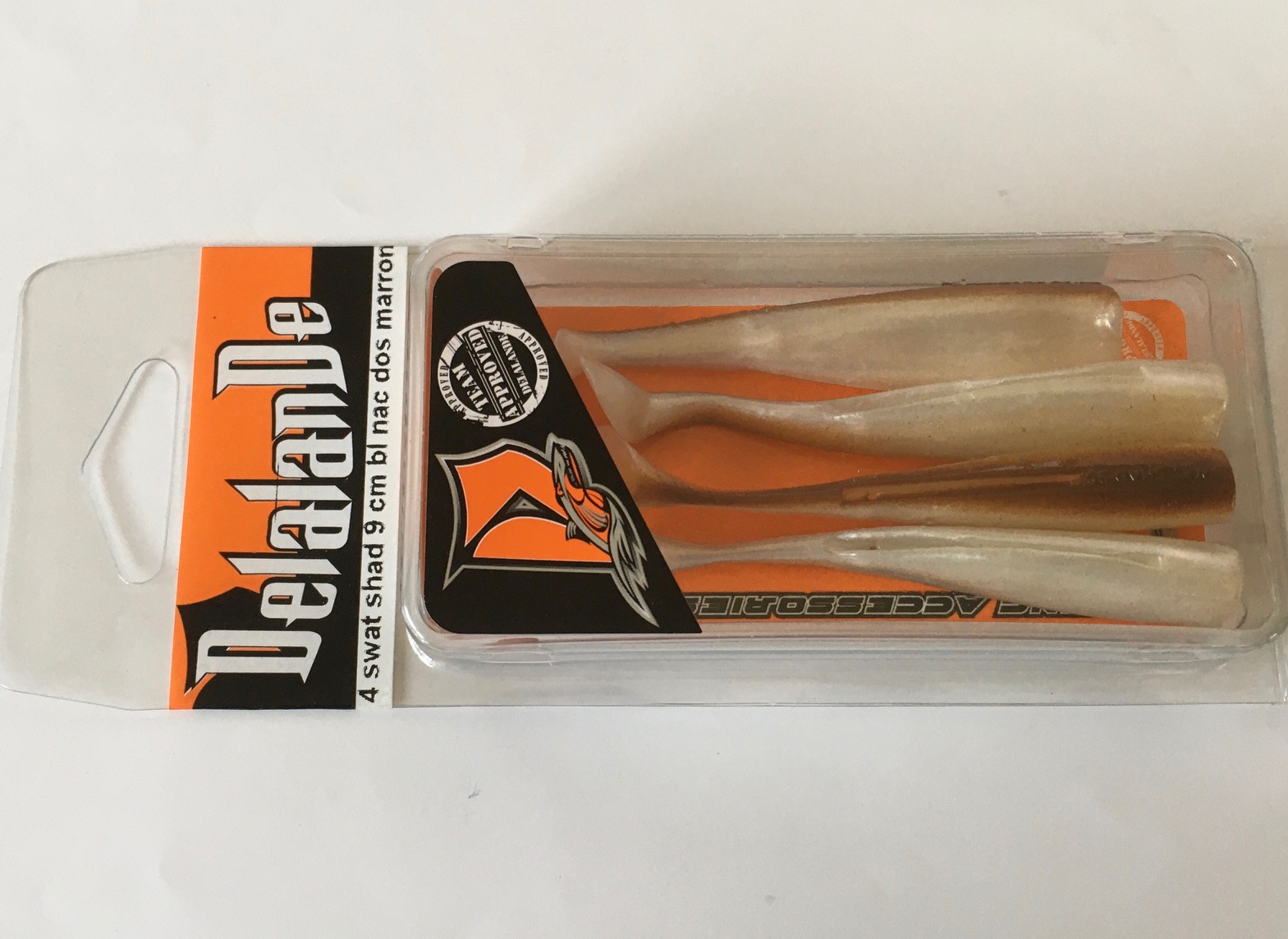 VINILO DELALANDE SWAT SHAD 09cm 109 (4 unidades)