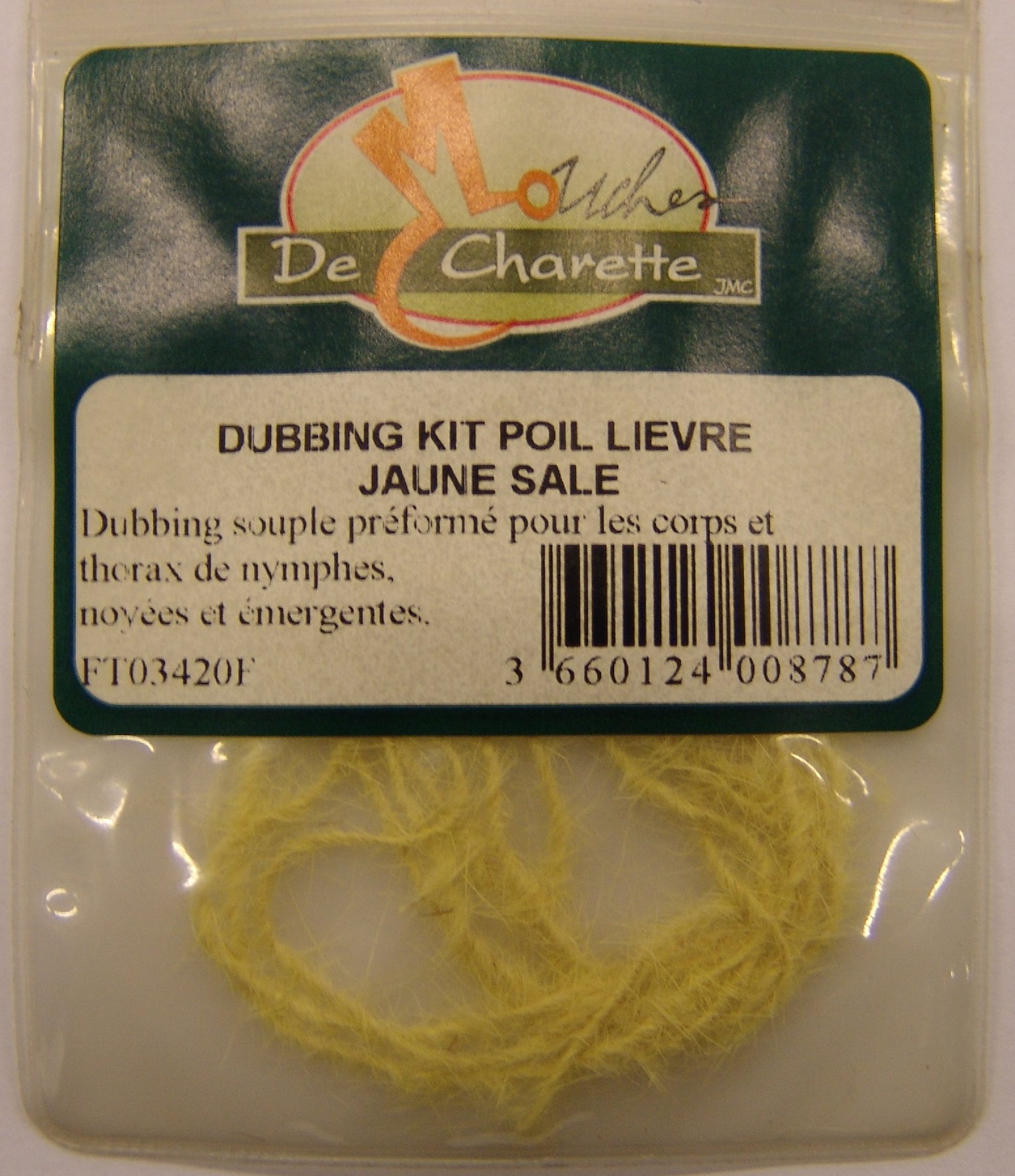DUBBING KIT POIL LIEVRE JAUNE SALE