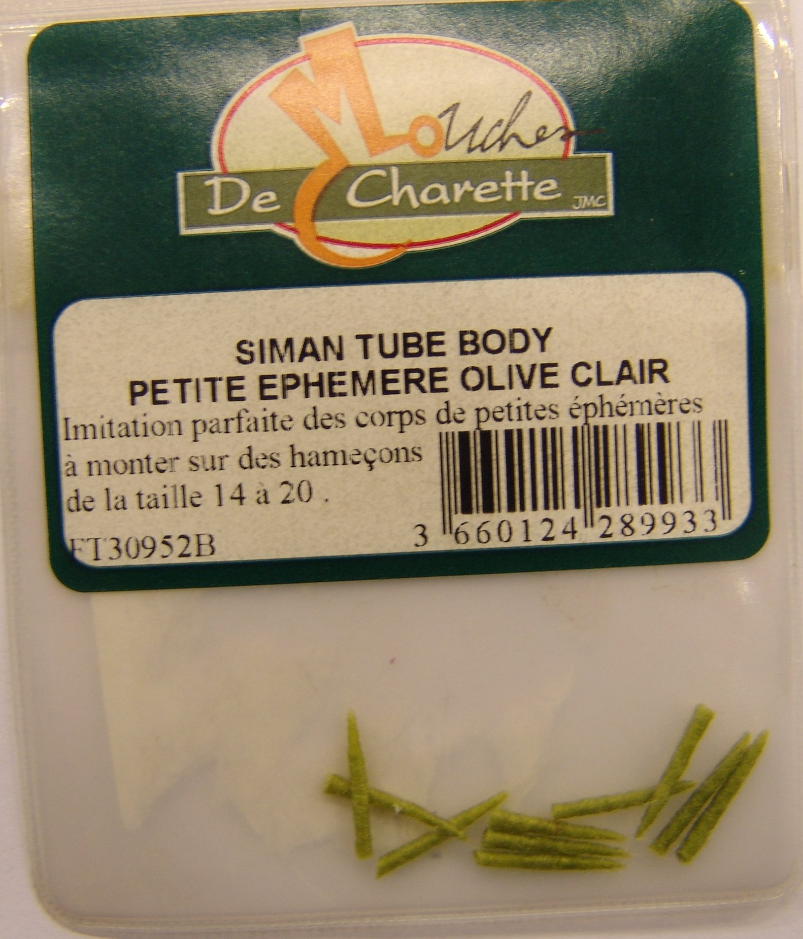 SIMAN TUBE BODY PETITE EPHEMERE OLIVE CLAIR (10 unidades)