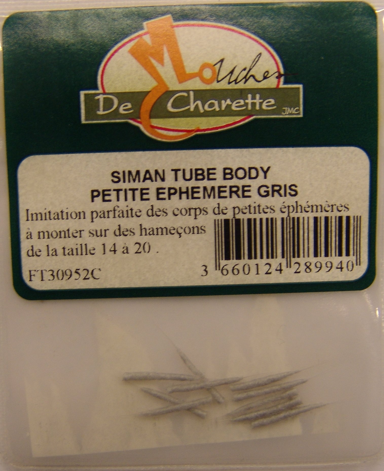 SIMAN TUBE BODY PETITE EPHEMERE GRIS (10 unidades)