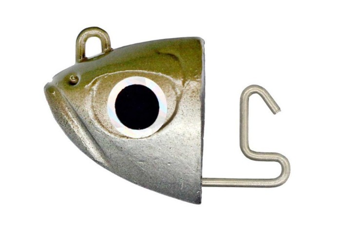 FIIISH - JIG HEAD BLACK MINNOW 160 SHORE T-5 30g - KHAKI (2 unidades)