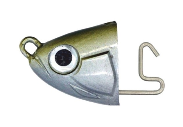 FIIISH - JIG HEAD BLACK MINNOW 160 SHALLOW T-5 15g - KHAKI (2 unidades)