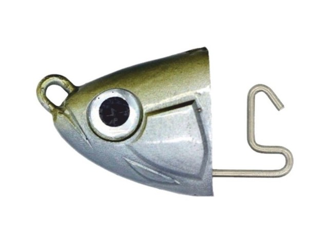 FIIISH - JIG HEAD BLACK MINNOW 200 SHALLOW- T-6 60g - KHAKI (1 unidad)