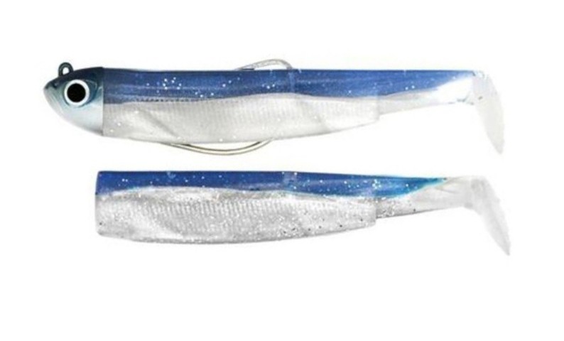 FIIISH BLACK MINNOW COMBO OFF SHORE 140 40gr BLUE + RECH