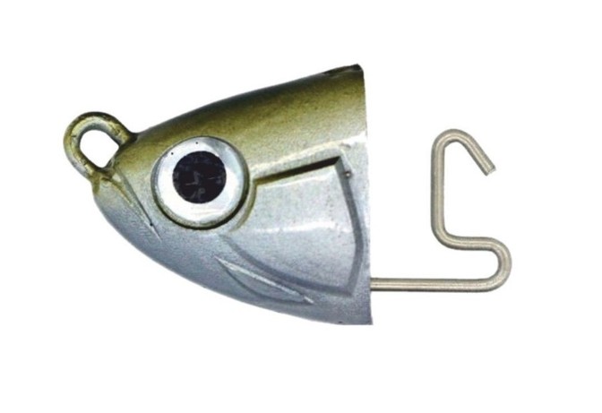 FIIISH - JIG HEAD BLACK MINNOW 200 SHALLOW- T-6 30g - KHAKI (1 unidad)