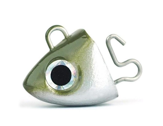FIIISH - BLACK MINNOW 90mm jig heads Off Shore - 8g - KHAKI (2 unidades)