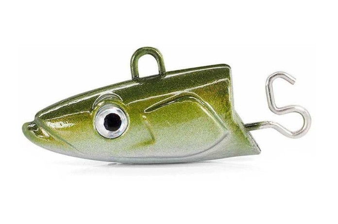 FIIISH - JIG HEAD BLACK EEL 150 OFFSHORE T-3 40g - KHAKI (2 unidades)